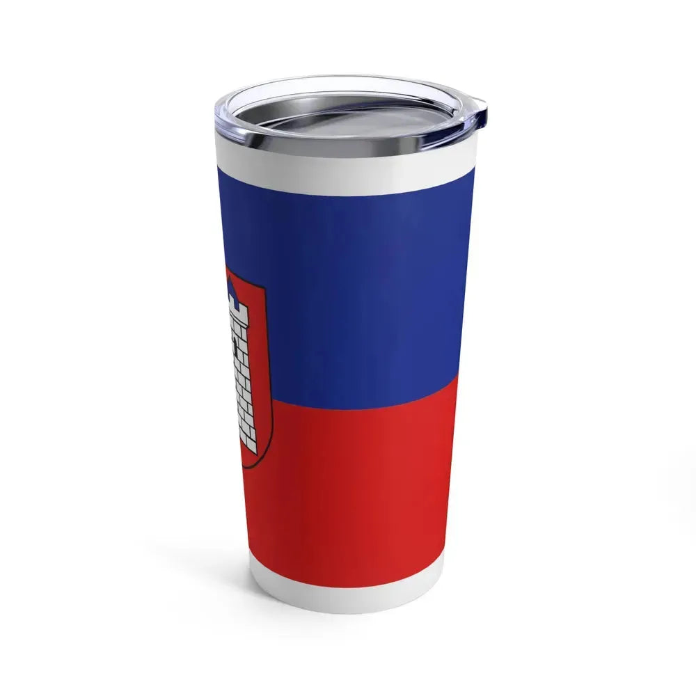 Flag of Gliwice Poland - Tumbler 20oz - Go Mug Yourself
