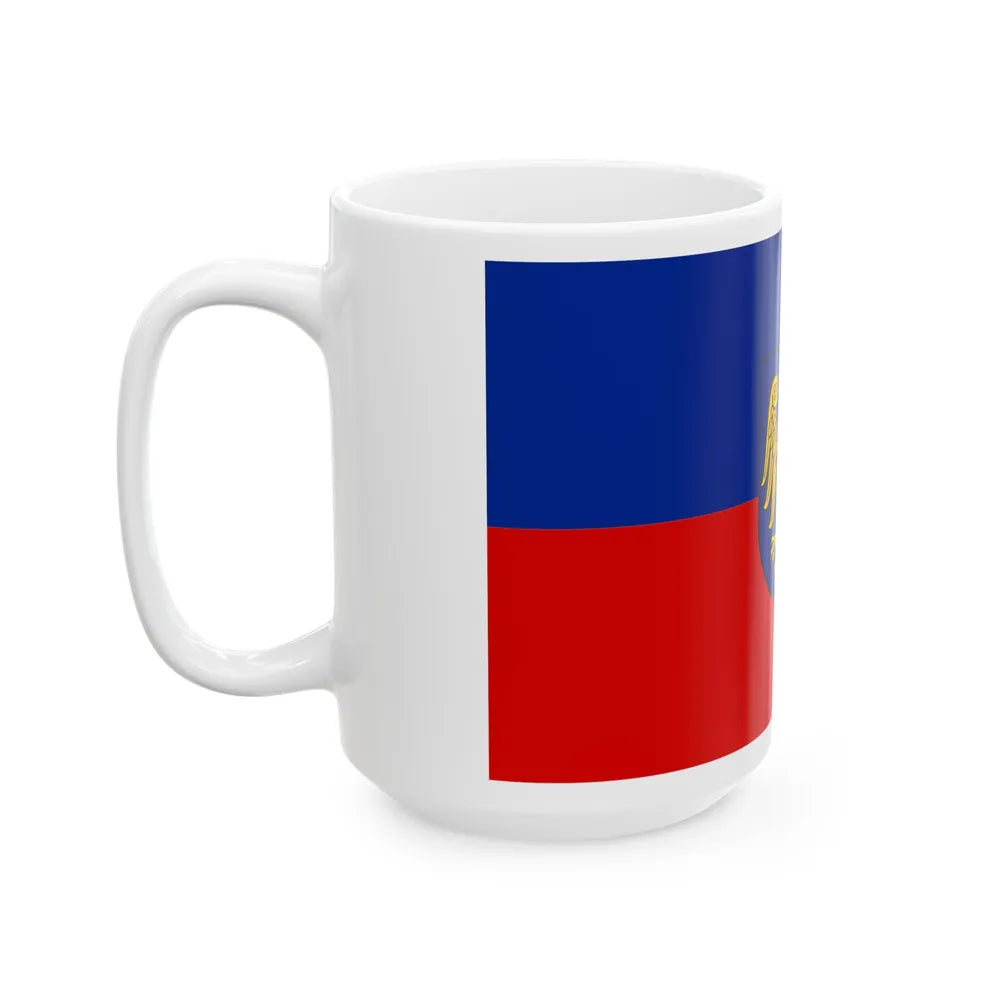 Flag of Gliwice Poland - White Coffee Mug-Go Mug Yourself