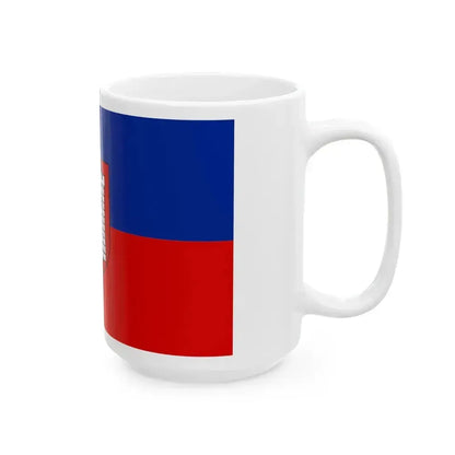 Flag of Gliwice Poland - White Coffee Mug - Go Mug Yourself