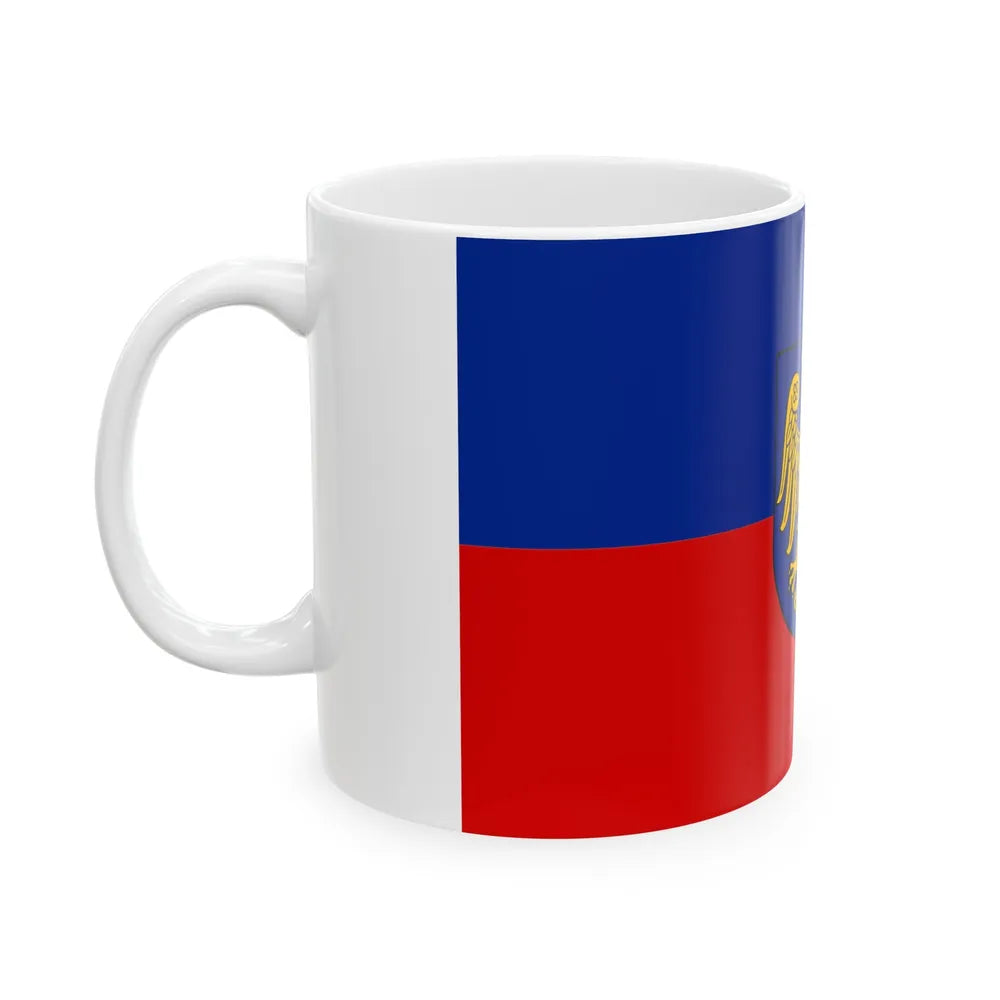 Flag of Gliwice Poland - White Coffee Mug-Go Mug Yourself