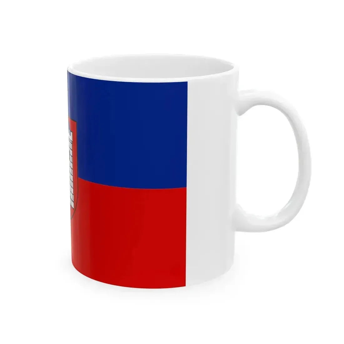 Flag of Gliwice Poland - White Coffee Mug - Go Mug Yourself