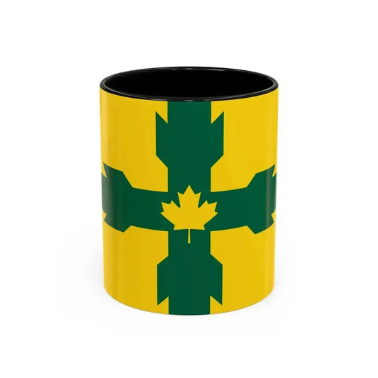 Flag of Gloucester Ontario Canada - Accent Coffee Mug 11oz Black - Go Mug Yourself