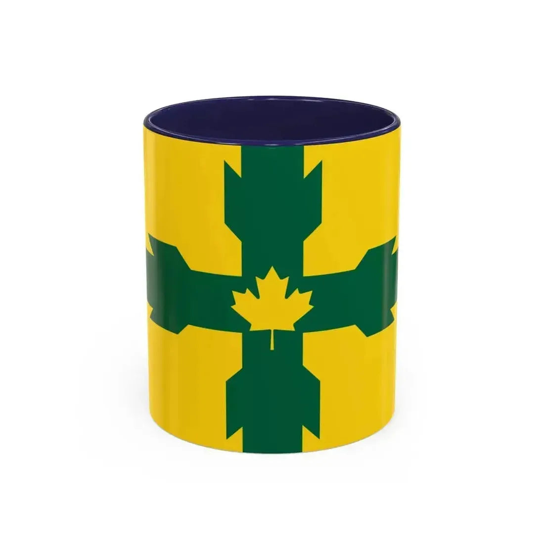 Flag of Gloucester Ontario Canada - Accent Coffee Mug 11oz Navy - Go Mug Yourself