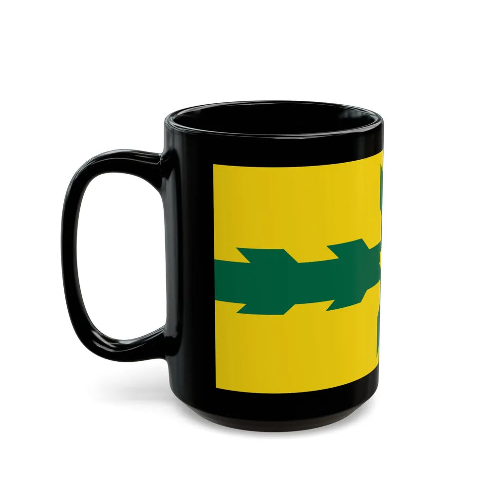 Flag of Gloucester Ontario Canada - Black Coffee Mug-Go Mug Yourself