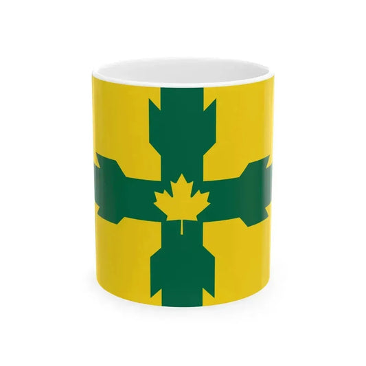 Flag of Gloucester Ontario (Canada) White Coffee Mug 11oz - Go Mug Yourself