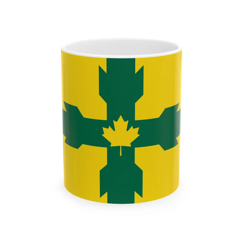 Flag of Gloucester Ontario Canada - White Coffee Mug-11oz-Go Mug Yourself