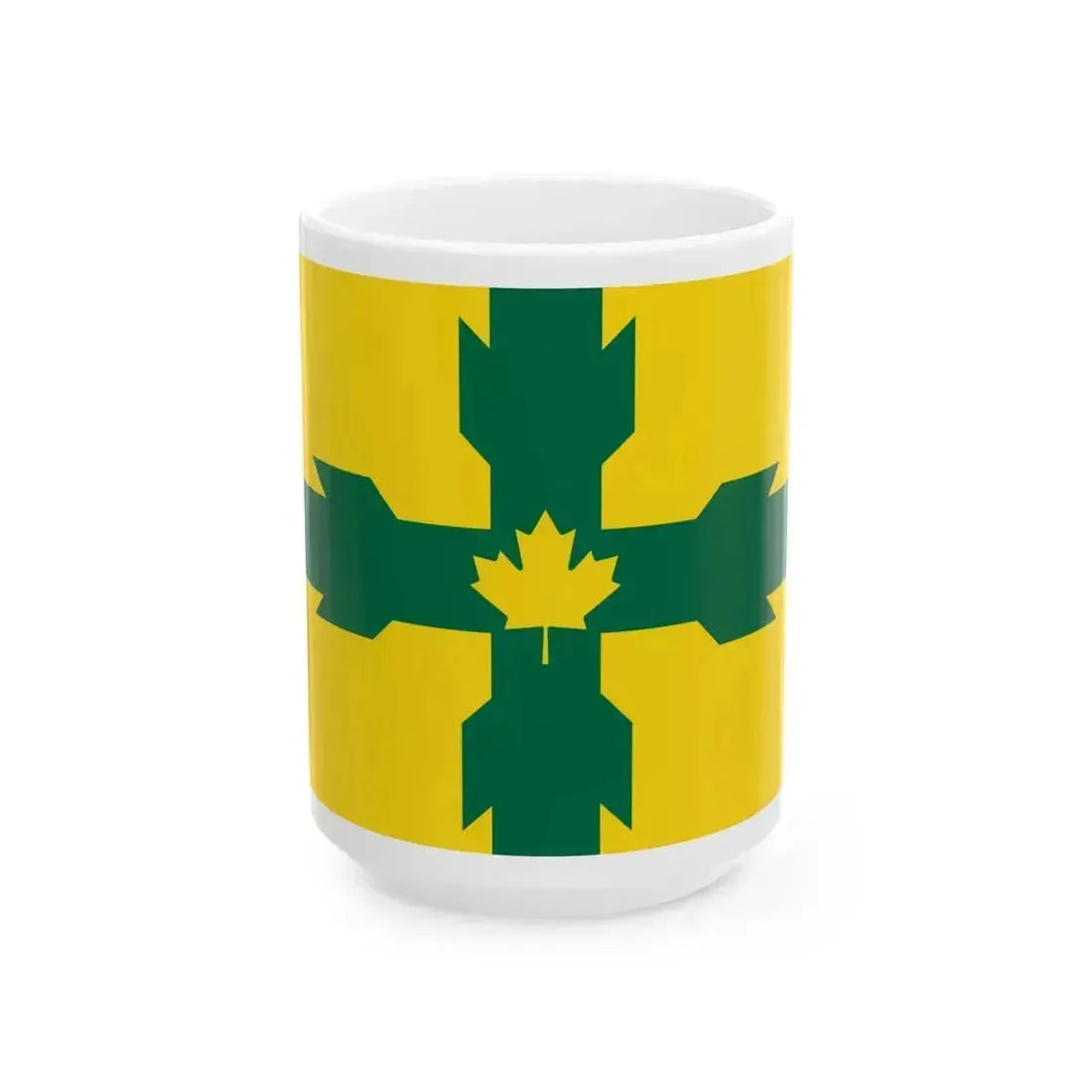 Flag of Gloucester Ontario Canada - White Coffee Mug 15oz - Go Mug Yourself