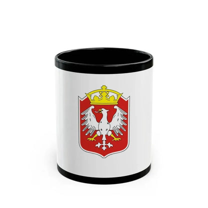 Flag of Gniezno Poland - Black Coffee Mug 11oz - Go Mug Yourself