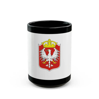 Flag of Gniezno Poland - Black Coffee Mug 15oz - Go Mug Yourself