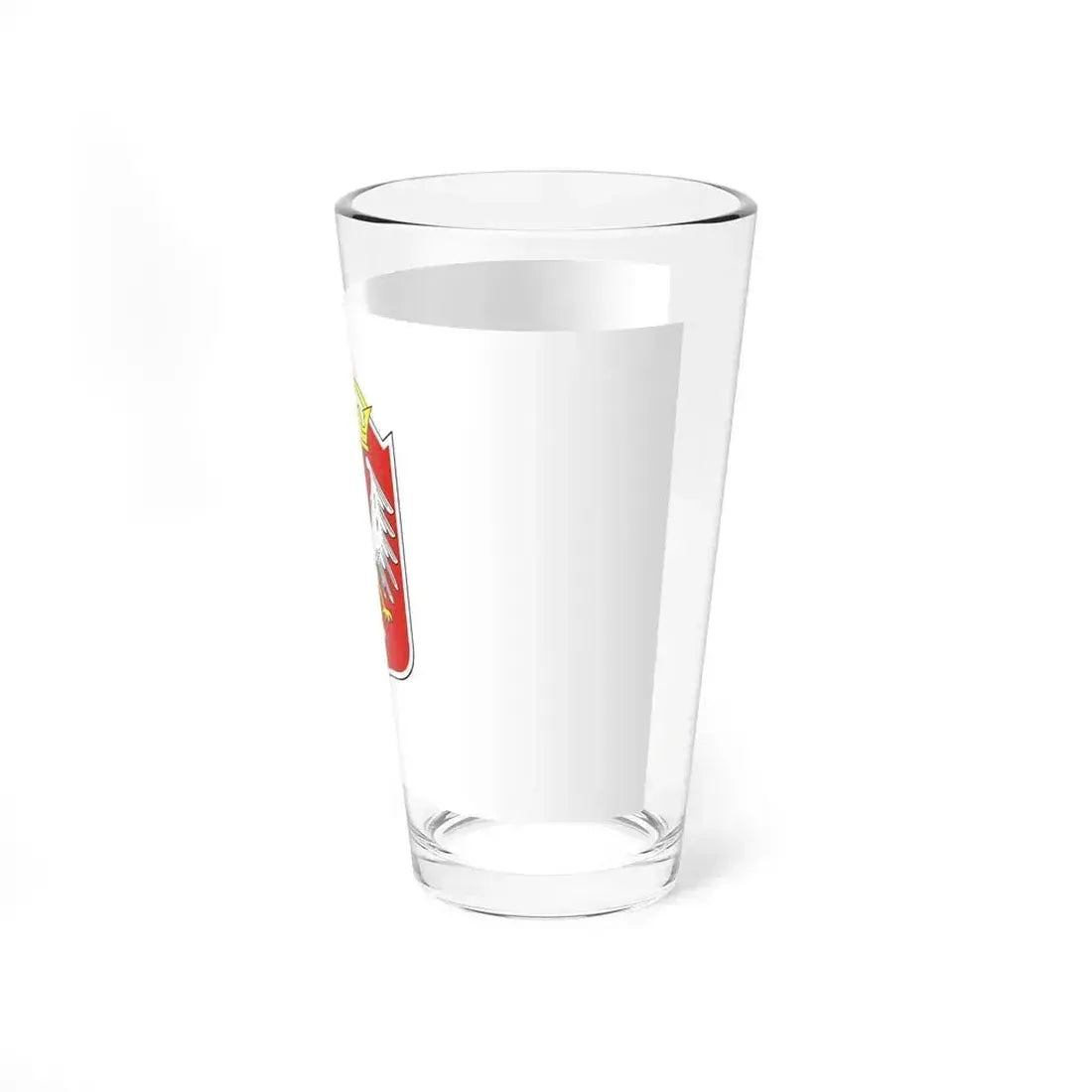 Flag of Gniezno Poland - Pint Glass 16oz - Go Mug Yourself
