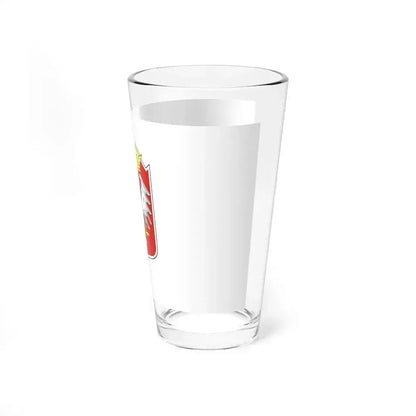 Flag of Gniezno Poland - Pint Glass 16oz - Go Mug Yourself