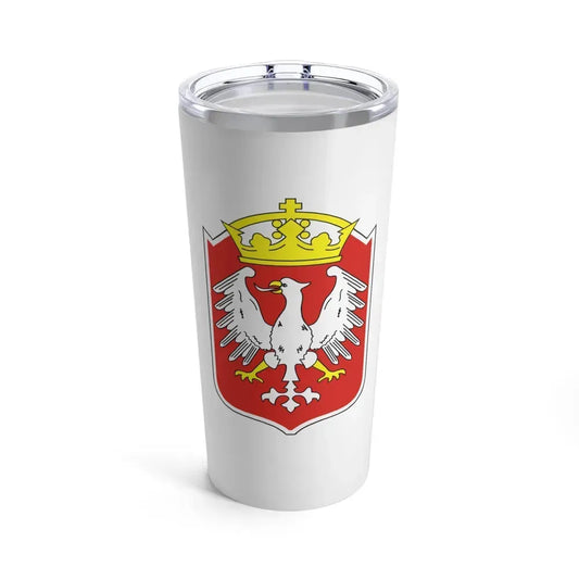 Flag of Gniezno Poland - Tumbler 20oz 20oz - Go Mug Yourself