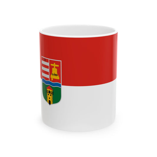 Flag of God (Hungary) White Coffee Mug-11oz-Go Mug Yourself