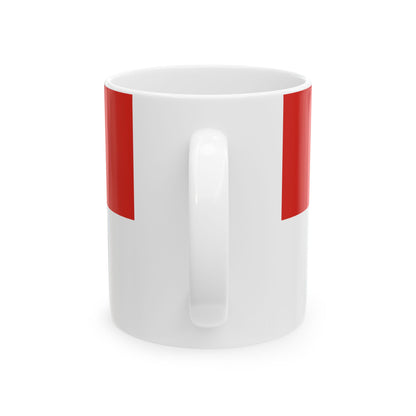 Flag of God (Hungary) White Coffee Mug-Go Mug Yourself