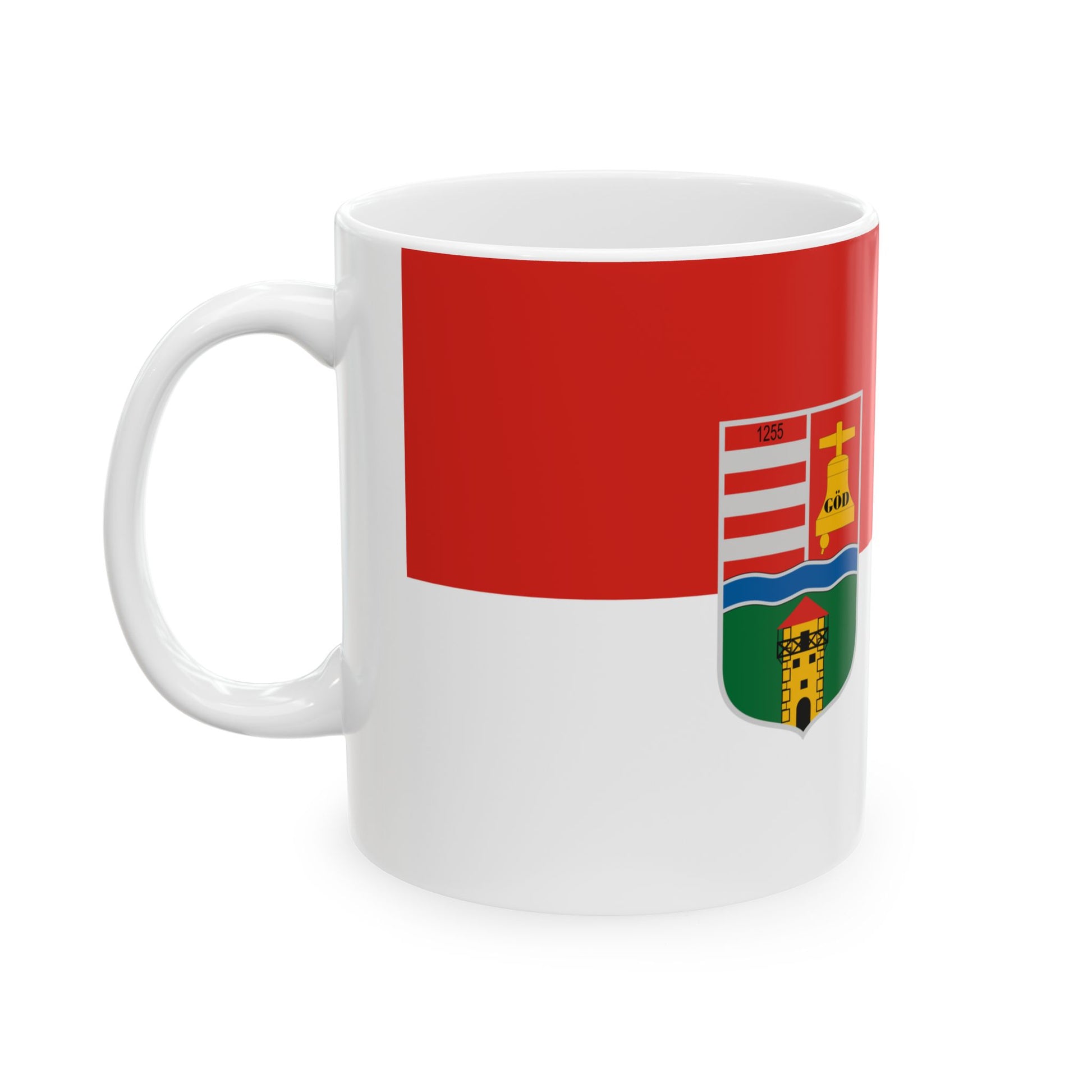 Flag of God (Hungary) White Coffee Mug-Go Mug Yourself