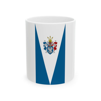 Flag of Godollo (Hungary) White Coffee Mug-11oz-Go Mug Yourself