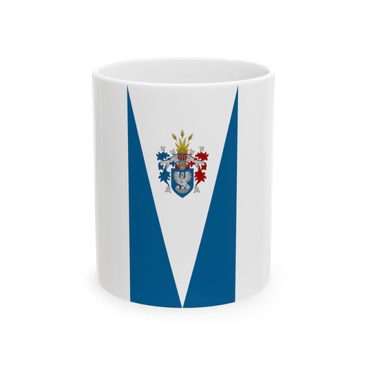Flag of Godollo (Hungary) White Coffee Mug-11oz-Go Mug Yourself