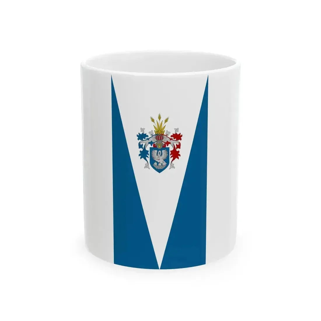 Flag of Godollo (Hungary) White Coffee Mug 11oz - Go Mug Yourself