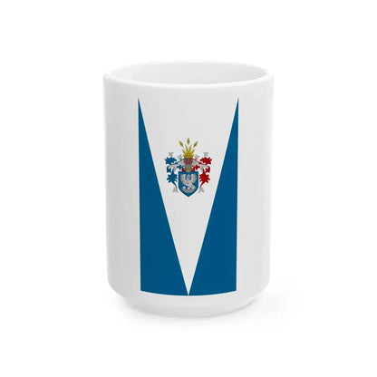 Flag of Godollo (Hungary) White Coffee Mug 15oz - Go Mug Yourself