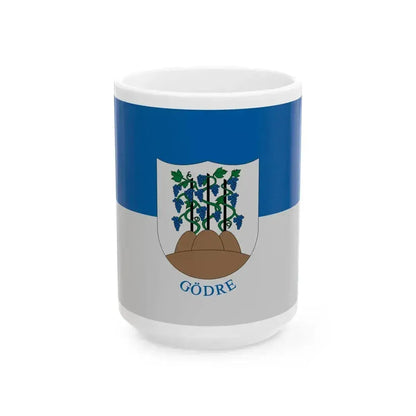 Flag of Godre (Hungary) White Coffee Mug 15oz - Go Mug Yourself