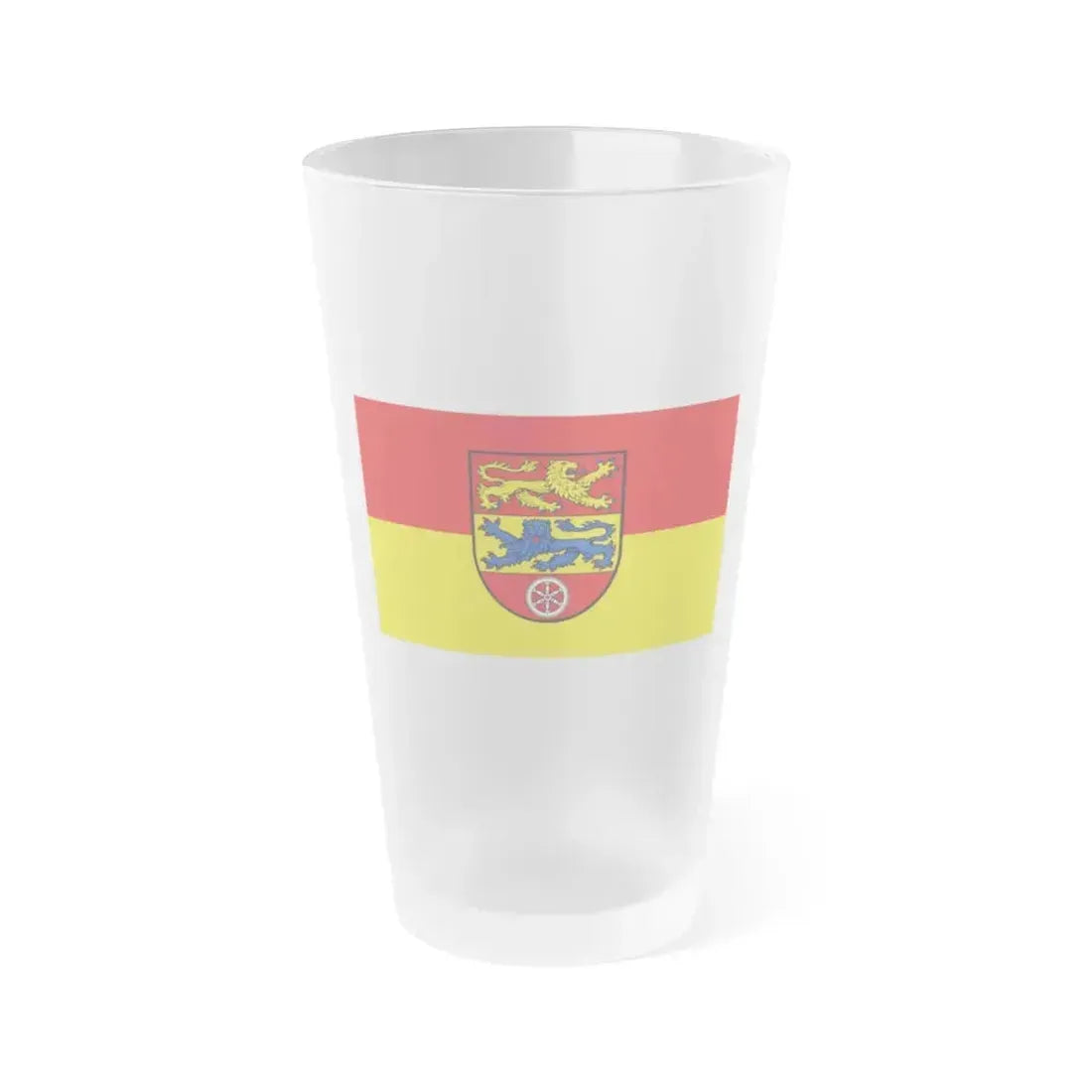 Flag of Goettingen Germany - Frosted Pint Glass 16oz 16oz Frosted - Go Mug Yourself
