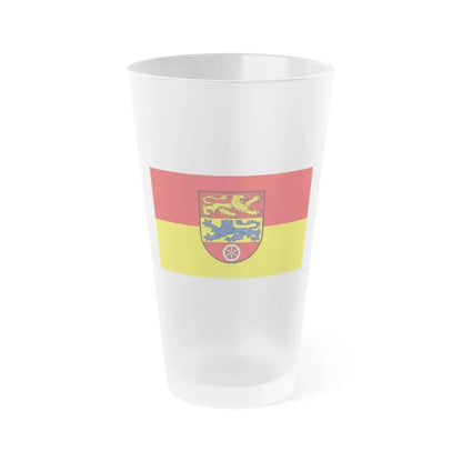 Flag of Goettingen Germany - Frosted Pint Glass 16oz 16oz Frosted - Go Mug Yourself