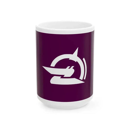 Flag of Goka Ibaraki (Japan) White Coffee Mug 15oz - Go Mug Yourself