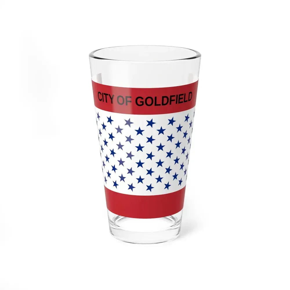 Flag of Goldfield, Colorado - Pint Glass 16oz 16oz - Go Mug Yourself