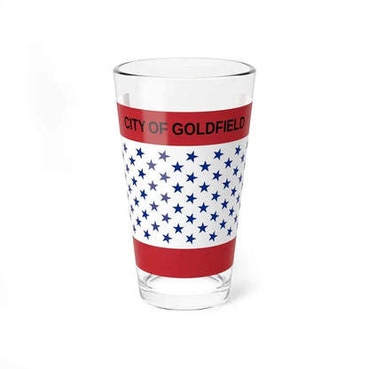 Flag of Goldfield, Colorado - Pint Glass 16oz 16oz - Go Mug Yourself