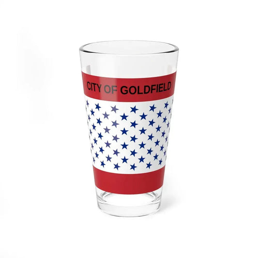 Flag of Goldfield, Colorado - Pint Glass 16oz 16oz - Go Mug Yourself