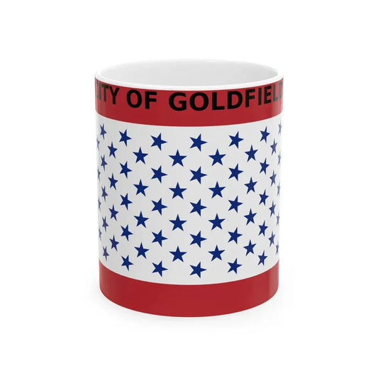 Flag of Goldfield Colorado (United States) White Coffee Mug 11oz - Go Mug Yourself