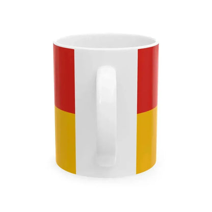 Flag of Gomba (Hungary) White Coffee Mug - Go Mug Yourself