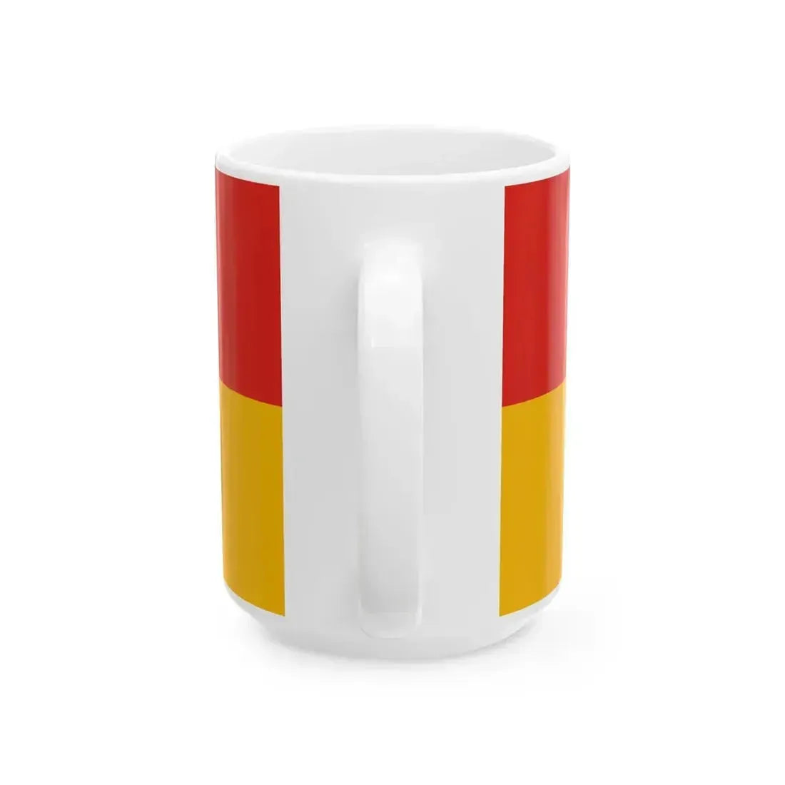 Flag of Gomba (Hungary) White Coffee Mug - Go Mug Yourself