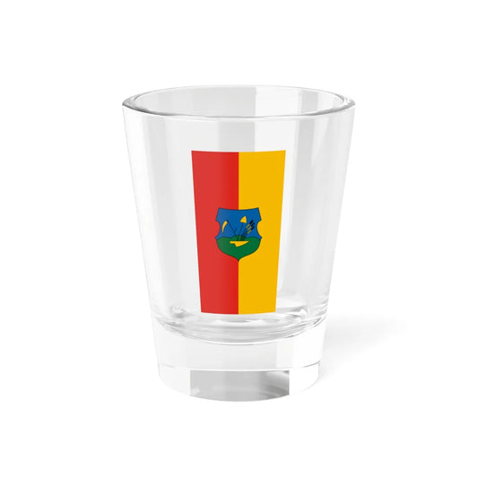 Flag of Gomba vertical (Hungary) Shot Glass 1.5oz 1.5oz - Go Mug Yourself