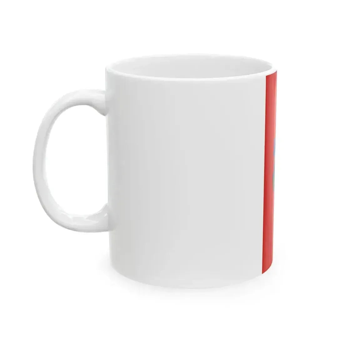 Flag of Gomba vertical (Hungary) White Coffee Mug - Go Mug Yourself