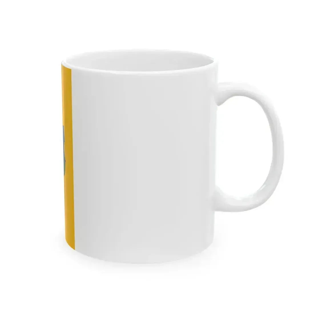 Flag of Gomba vertical (Hungary) White Coffee Mug - Go Mug Yourself