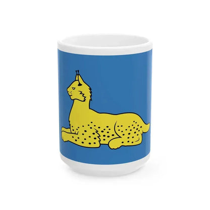 Flag of Gomel (Belarus) White Coffee Mug 15oz - Go Mug Yourself