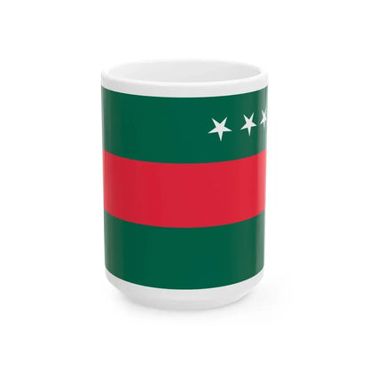 Flag of Gono Odhikar Parishad (Bangladesh) White Coffee Mug 15oz - Go Mug Yourself
