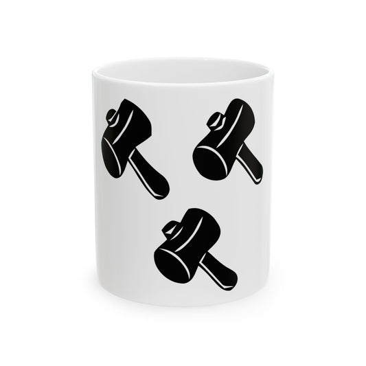 Flag of Gooik (Belgium) White Coffee Mug-11oz-Go Mug Yourself