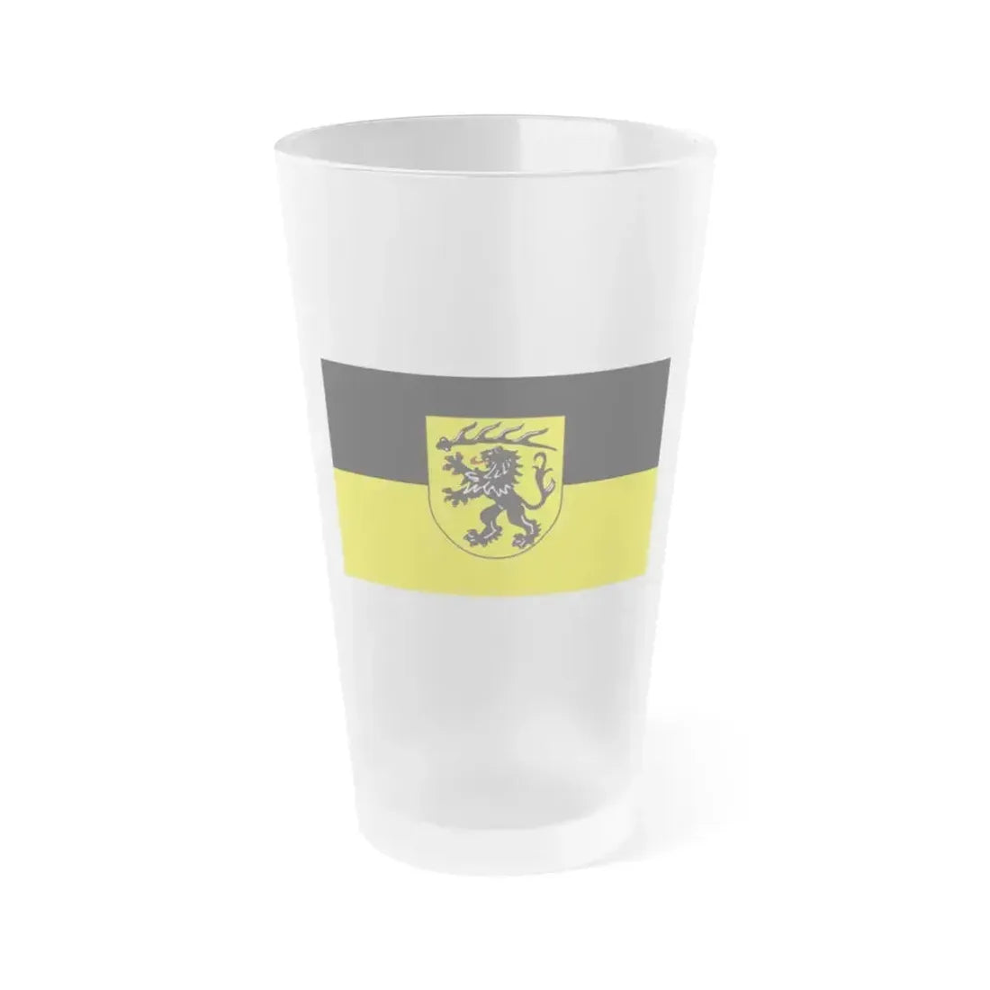 Flag of Goppingen Germany - Frosted Pint Glass 16oz 16oz Frosted - Go Mug Yourself