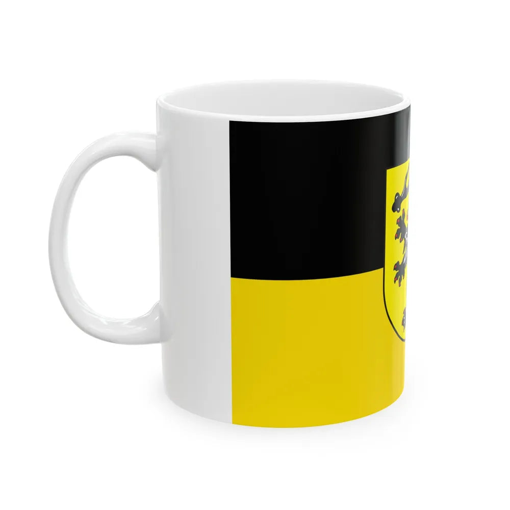 Flag of Goppingen Germany - White Coffee Mug-Go Mug Yourself