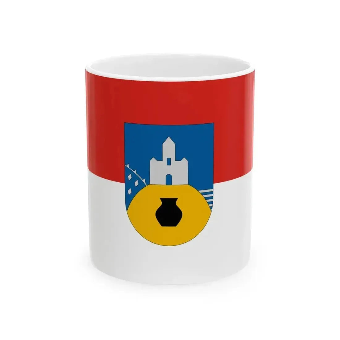 Flag of Gor Hungary (Hungary) White Coffee Mug 11oz - Go Mug Yourself