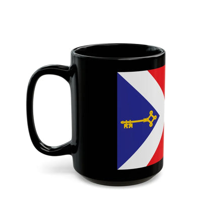 Flag of Gori Georgia - Black Coffee Mug-Go Mug Yourself