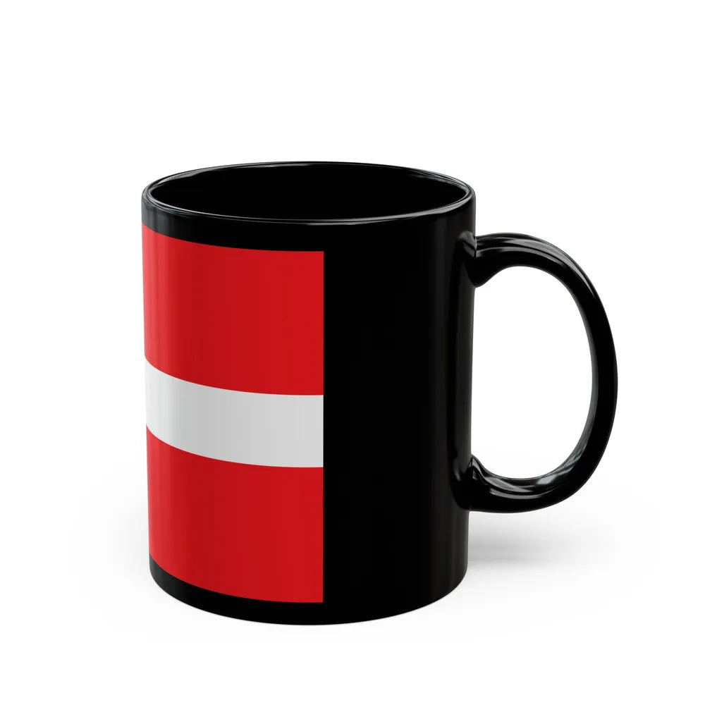 Flag of Gori Georgia - Black Coffee Mug-Go Mug Yourself