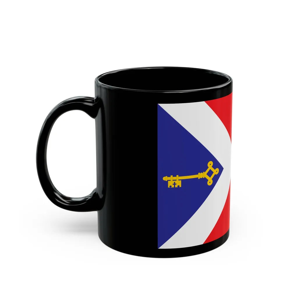 Flag of Gori Georgia - Black Coffee Mug-Go Mug Yourself