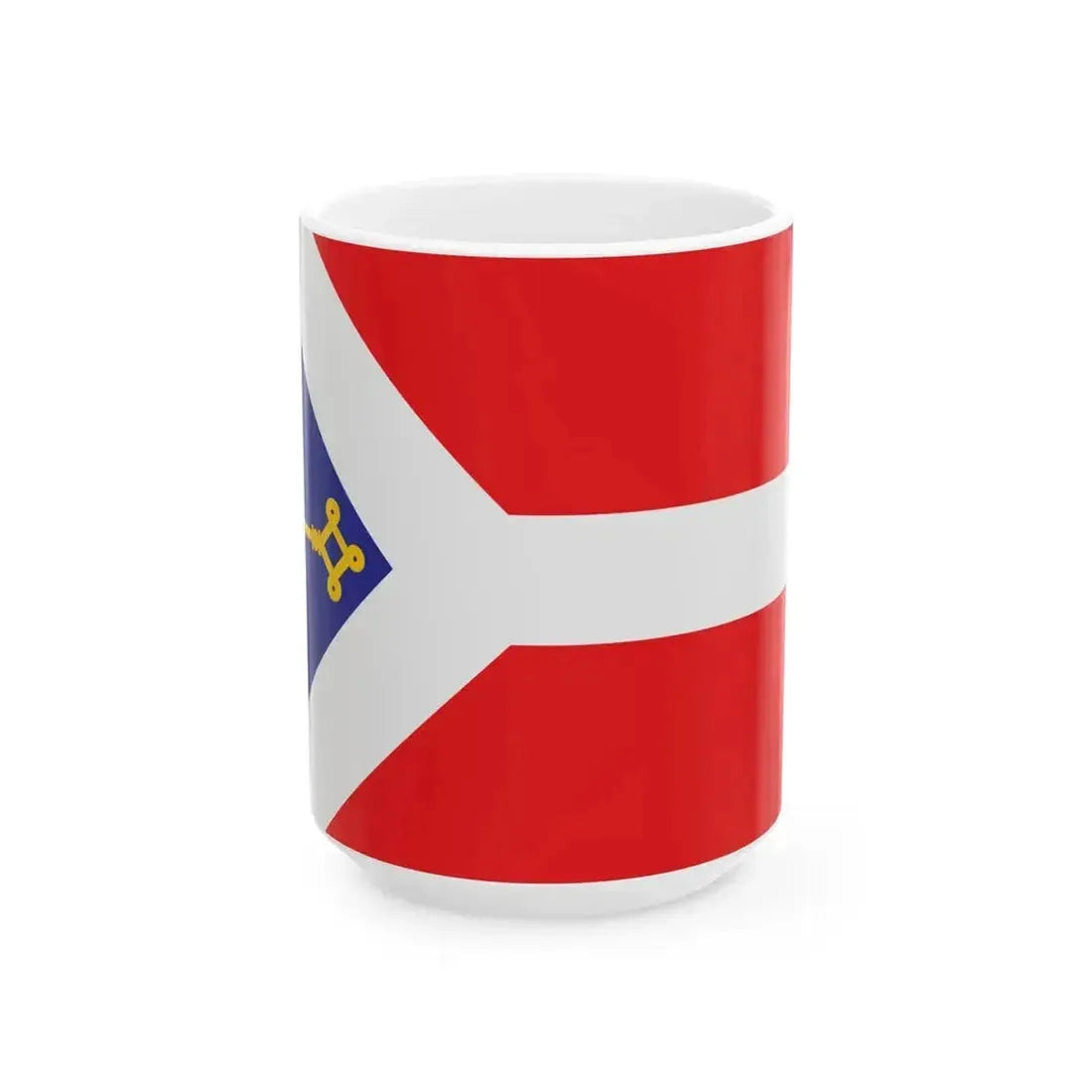 Flag of Gori Georgia (Georgia) White Coffee Mug 15oz - Go Mug Yourself