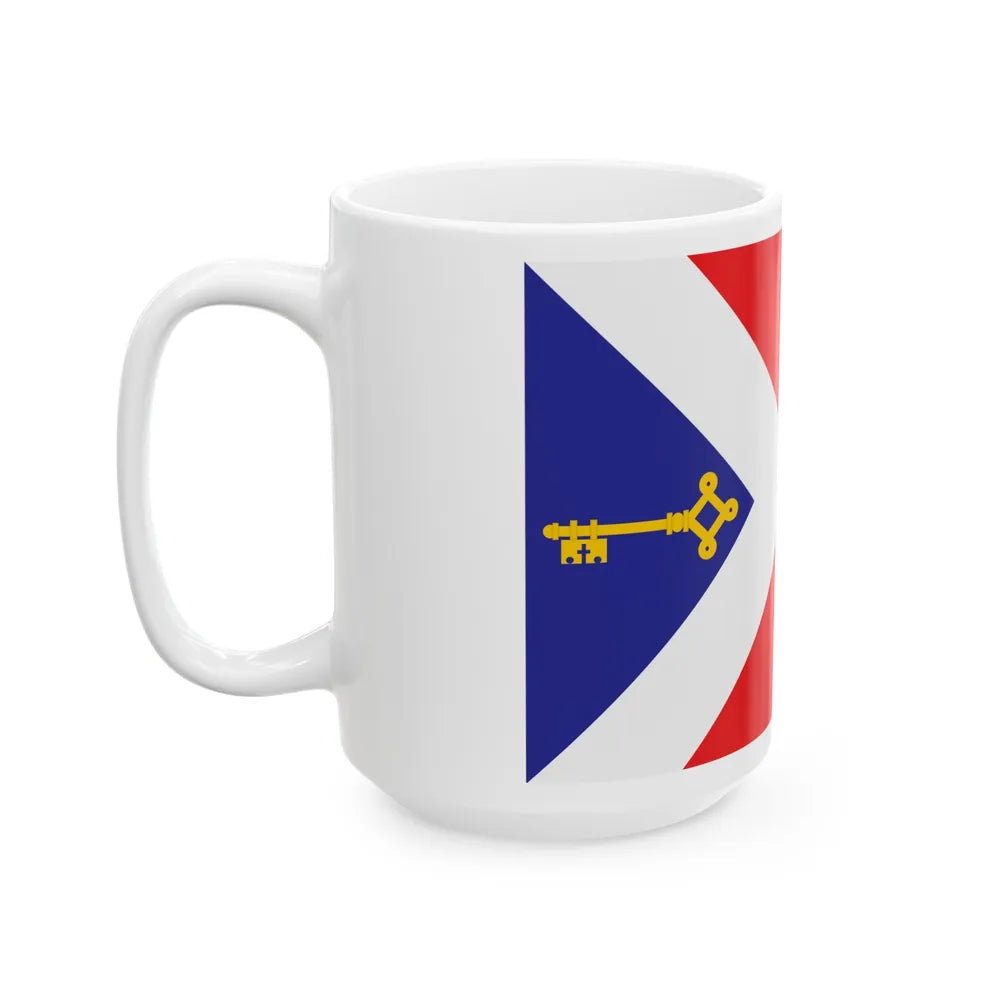 Flag of Gori Georgia - White Coffee Mug-Go Mug Yourself