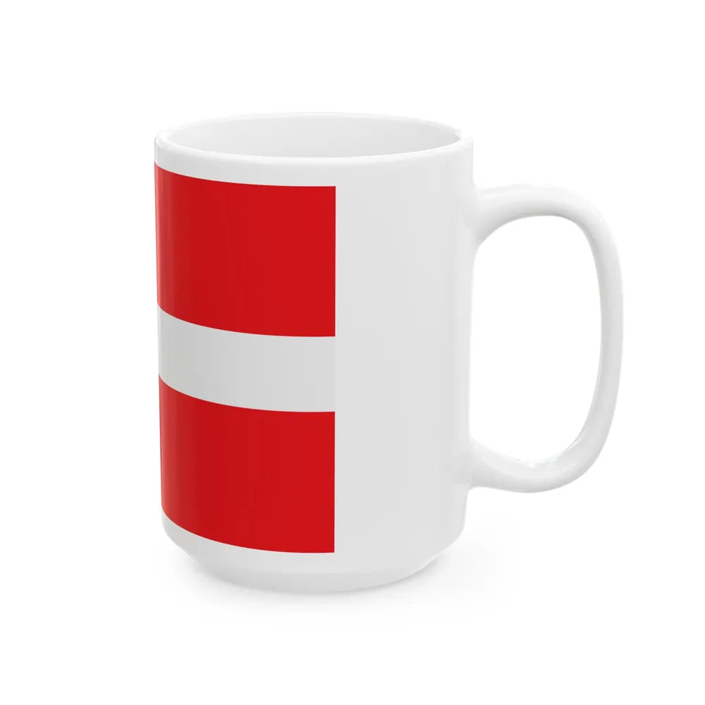 Flag of Gori Georgia - White Coffee Mug-Go Mug Yourself