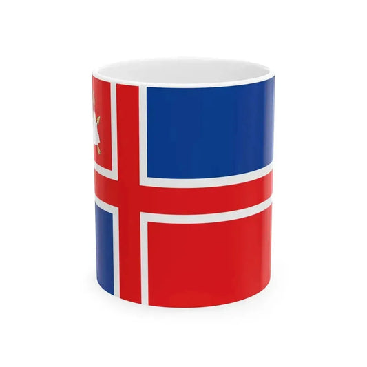 Flag of Gori Municipality (Georgia) White Coffee Mug 11oz - Go Mug Yourself