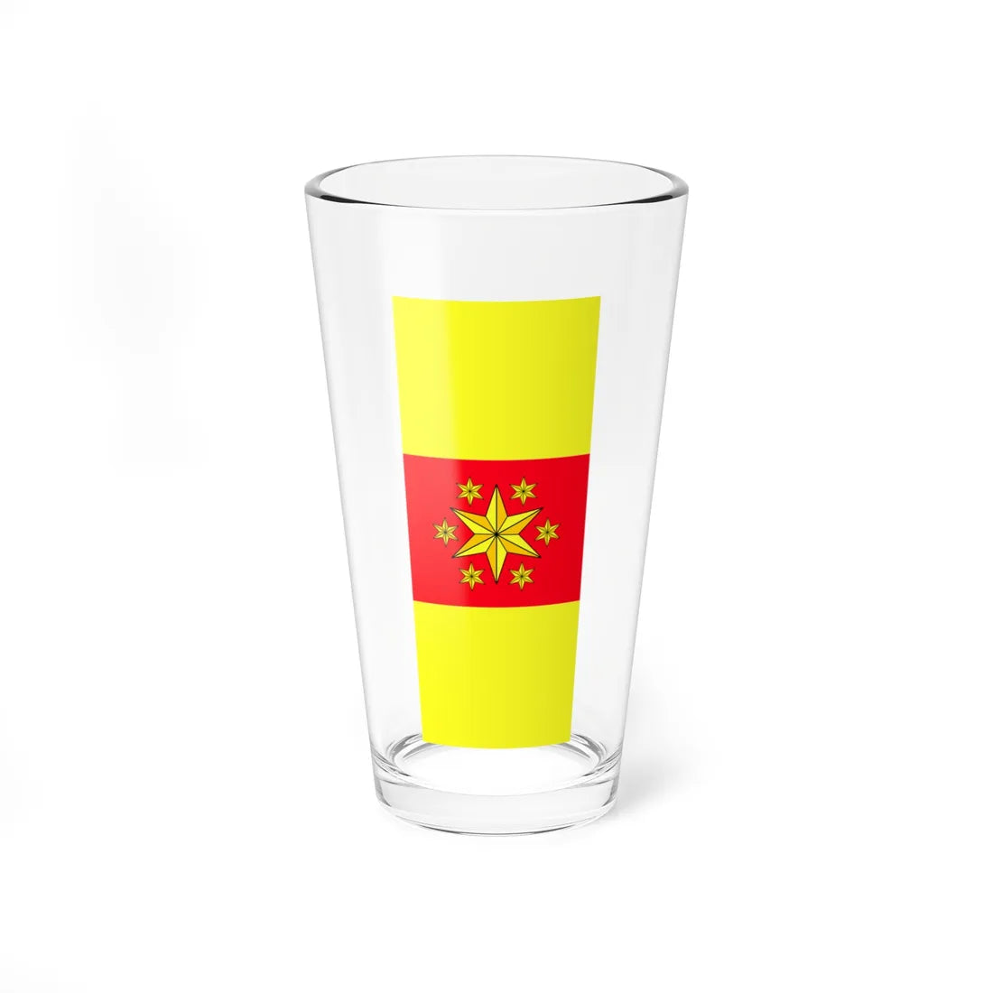 Flag of Gornji Grad vertical (Slovenia) Pint Glass 16oz 16oz - Go Mug Yourself